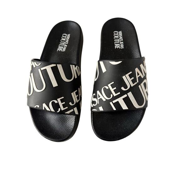 Versace Jeans Couture Signature Logo Pool Slide - Picture 1 of 6